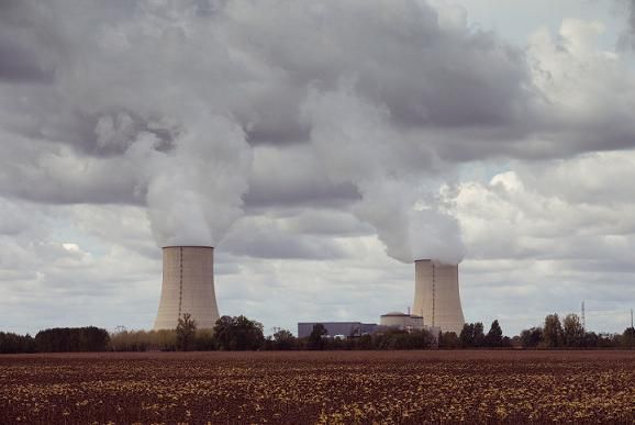 A nuclear power plant in France