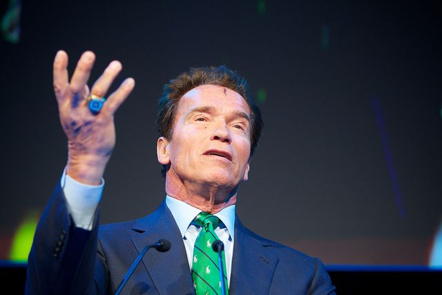 Arnold Schwarzenegger is spearheading the Sustania initiative.