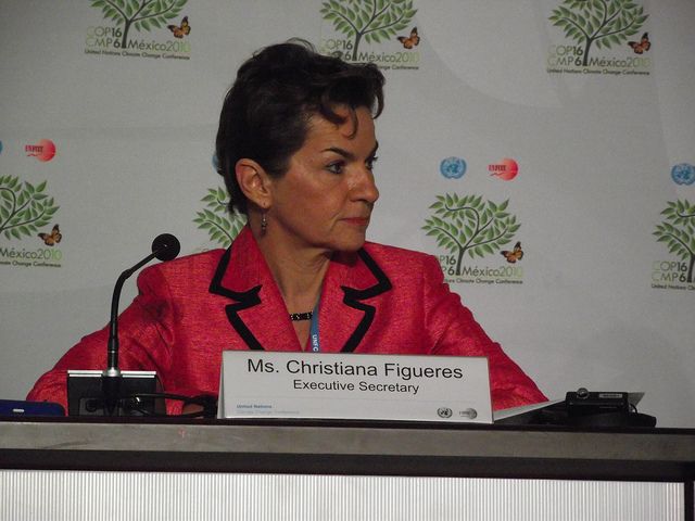 Christiana Figueres, Executive Secretary of the United Nations Framework Convention on Climate Change (UNFCCC).