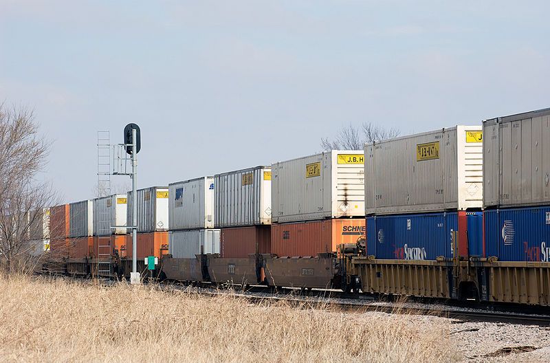 Rail is being turned to as a cheaper and more environmentally friendly form of shipping.