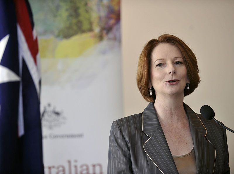 Australian Prime Minister, Julia Gillard.