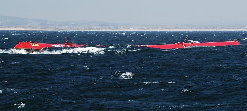 The Pelamis project has shown what is possible with wave power - tidal power is now on the rise.