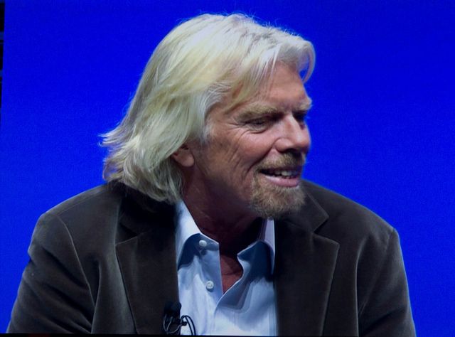 Sir Richard Branson has expressed his belief that by 2020 more than half of commercial jet planes could be powered by green fuel.